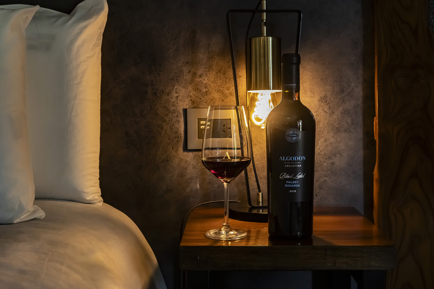 Algodon Wine Estates Bedroom and Wine