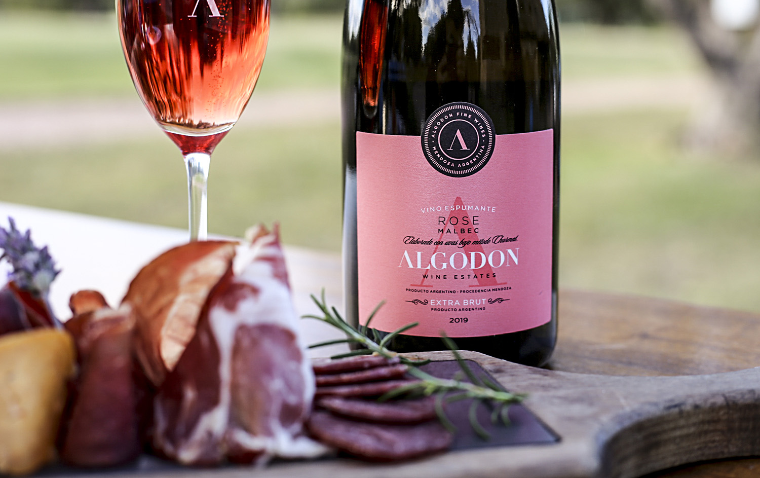 Algodon Wine Estates Rose Malbec Extra Brut
