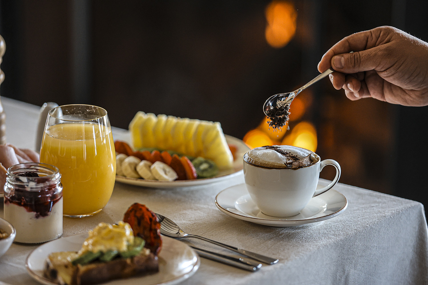 Algodon Wine Estates Breakfast